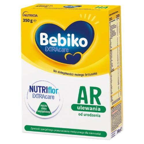 Miniaturka artykułu - Bebiko Extra Care AR Specjalistyczne mleko modyfikowane przeciw ulewaniom od urodzenia, 350g KR&Oacute;TKA DATA 19.06.2026