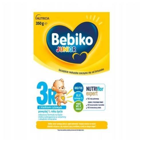 Miniaturka artykułu - Bebiko Junior 3R Odżywcza formuła na bazie mleka dla dzieci powyżej 1. roku życia, 350g KR&Oacute;TKA DATA 05.07.2026