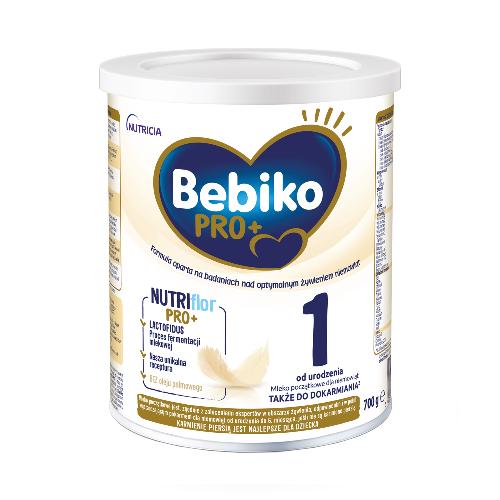 Miniaturka artykułu - Bebiko Pro+ 1 Mleko początkowe dla niemowląt od urodzenia, 700 g