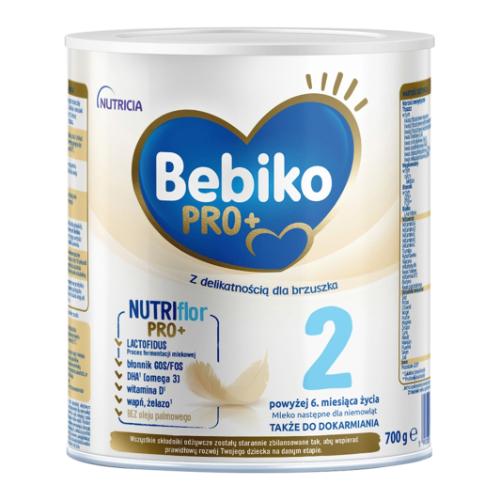 Miniaturka artykułu - Bebiko Pro+ 2 Mleko następne dla niemowląt powyżej 6 miesiąca życia, 700 g