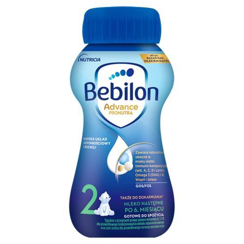 Miniaturka artykułu - Bebilon 2 Advance Pronutra Mleko następne po 6. miesiącu, 200 ml KR&Oacute;TKA DATA 12.08.2026