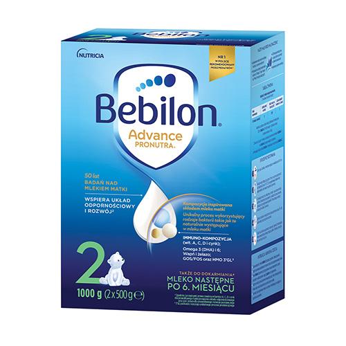 Miniaturka artykułu - Bebilon 2 Pronutra Advance proszek - 1000 g