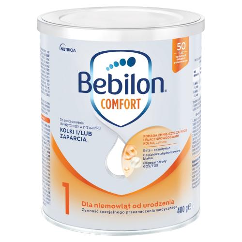 Miniaturka artykułu - Bebilon Comfort 1 Mleko początkowe od urodzenia, 400 g