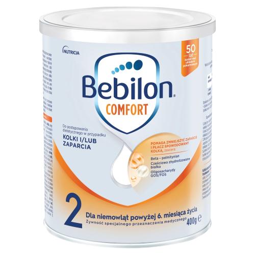 Miniaturka artykułu - Bebilon Comfort 2 dla niemowląt powyżej 6 miesiąca życia, 400 g