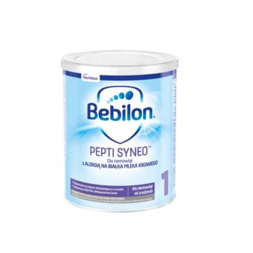 Miniaturka artykułu - Bebilon Pepti 1 Syneo proszek - puszka, 400 g USZKODZONE / WGNIECIONA PUSZKA