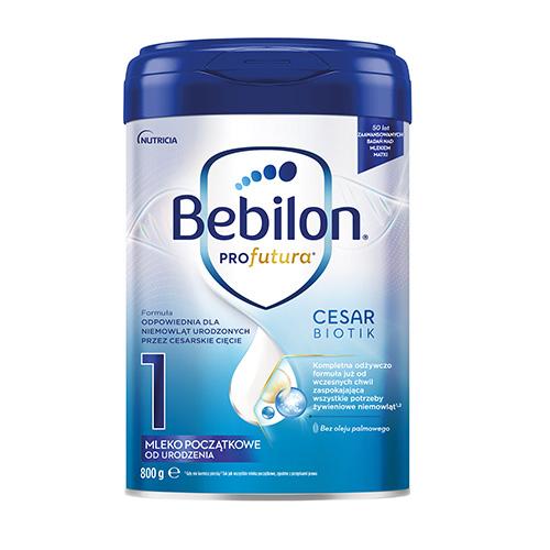 Miniaturka artykułu - Bebilon Profutura Cesar Biotik 1 Mleko początkowe od urodzenia, 800g