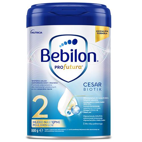 Miniaturka artykułu - Bebilon Profutura Cesar Biotik 2 Mleko następne po 6. miesiącu, 800g