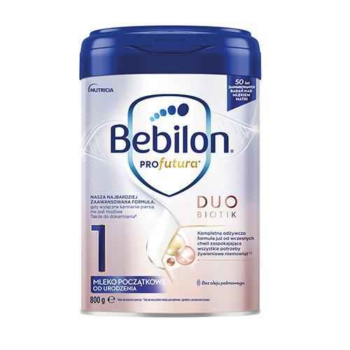 Miniaturka artykułu - Bebilon Profutura Duobiotik 1 mleko początkowe dla niemowląt od urodzenia, 800g WGNIECIONA PUSZKA ORAZ KR&Oacute;TKA DATA 05.12.2026