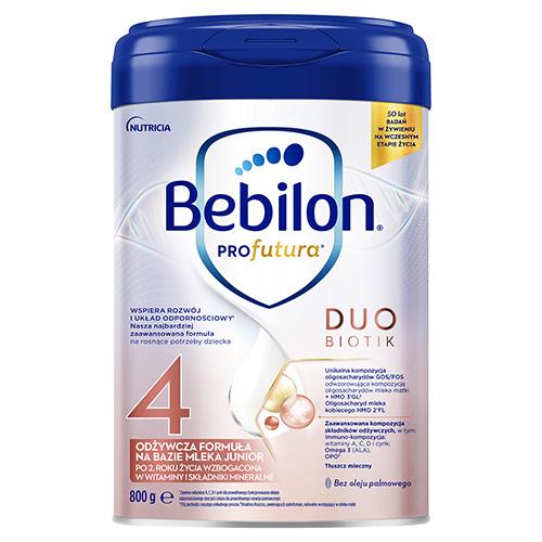 Miniaturka artykułu - Bebilon Profutura Duobiotik 4 Odżywcza formuła na bazie mleka dla dzieci po 2. roku życia, 800 g