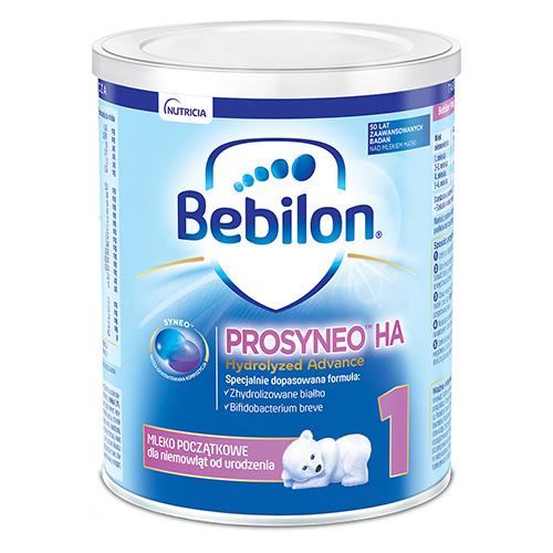 Miniaturka artykułu - Bebilon Prosyneo HA 1 Mleko początkowe dla niemowląt od urodzenia, 400g