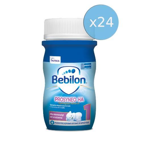 Miniaturka artykułu - Bebilon Prosyneo HA 1 Mleko początkowe w płynie dla niemowląt od urodzenia, 24x 90ml