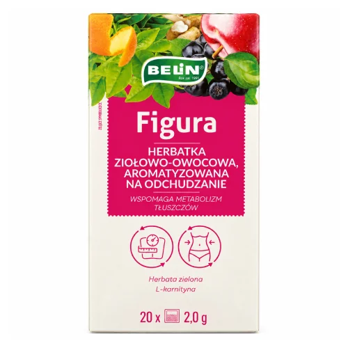 Miniaturka artykułu - BELIN Figura herbatka ziołowo-owocowa, 20 sasz.