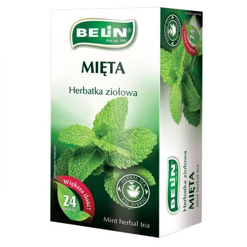Miniaturka artykułu - Belin Herbatka ziołowa Mięta - 24 torebki