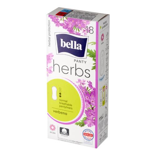 Miniaturka artykułu - BELLA Herbs Panty Normal Verbena Ultracienkie wkładki higieniczne, 18szt.