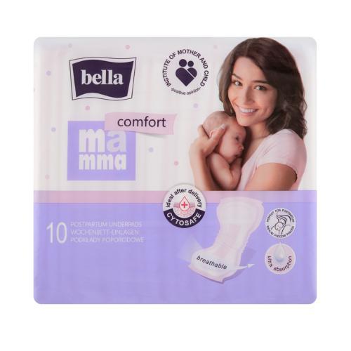 Miniaturka artykułu - BELLA MAMMA COMFORT Podkłady poporodowe, 10szt. USZKODZONE FOLIOWE OPAKOWANIE