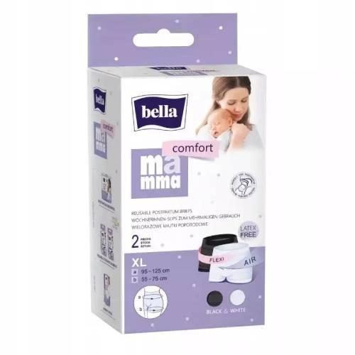 Miniaturka artykułu - Bella Mamma comfort wielorazowe majtki poporodowe XL, 2 szt USZKODZONE TEKTUROWE OPAKOWANIE