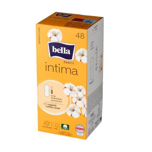 Miniaturka artykułu - Bella Panty Intima Long Ultracienkie wkładki higieniczne, 48szt./USZKODZONE TEKTUROWE OPAKOWANIE