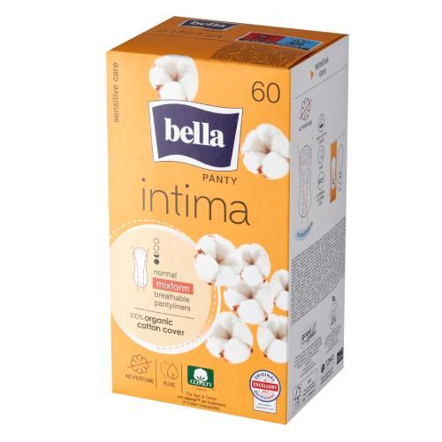 Miniaturka artykułu - Bella Panty Intima Normal Mixform Ultracienkie wkładki higieniczne, 60szt. USZKODZONE/WGNIECIONE TEKTUROWE OPAKOWANIE