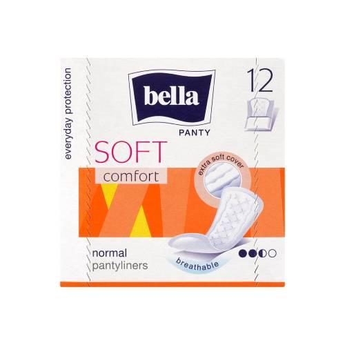 Miniaturka artykułu - BELLA PANTY SOFT COMFORT Wkładki higieniczne, 12 sztuk USZKODZONE OPAKOWANIE TEKTUROWE