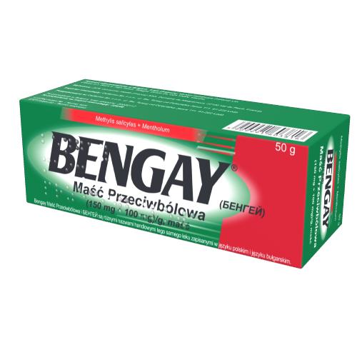 Miniaturka artykułu - Bengay Maść przeciwb&oacute;lowa 150 mg + 100 mg/g, 50 g