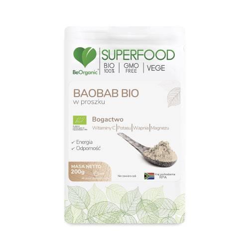 Miniaturka artykułu - BeOrganic Baobab BIO, 200g