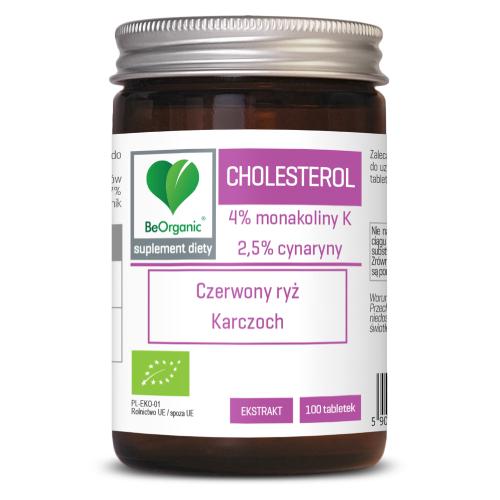 Miniaturka artykułu - BeOrganic Cholesterol BIO, 100 tabl.