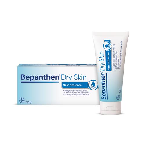 Miniaturka artykułu - Bepanthen Dry Skin Maść ochronna do skóry suchej i podrażnionej, 50 g