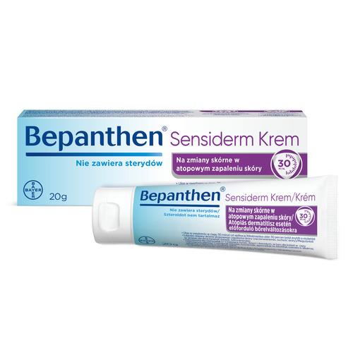 Miniaturka artykułu - Bepanthen Sensiderm Krem na zmiany sk&oacute;rne w atopowym zapaleniu sk&oacute;ry, 20 g