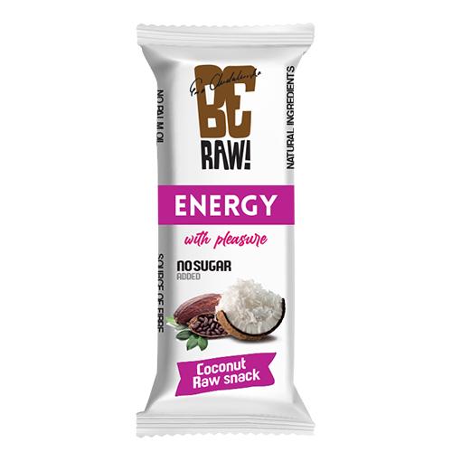 Miniaturka artykułu - BeRAW Energy Coconut Baton owocowy o smaku kokosowym, 40 g