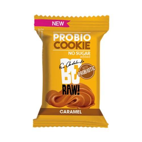 Miniaturka artykułu - BeRAW Probio Cookie Caramel, 18g