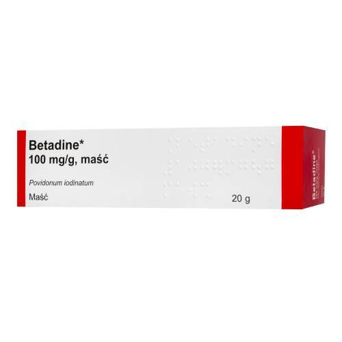 Miniaturka artykułu - Betadine maść 100 mg/g, 1 tuba 20 g
