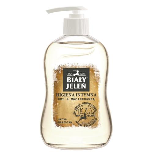 Miniaturka artykułu - Biały Jeleń Retro Żel do higieny intymnej z macierzanką - sk&oacute;ra wrażliwa, 500ml