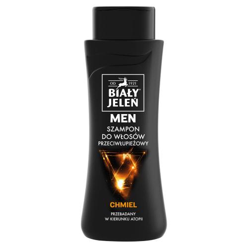Miniaturka artykułu - BIAŁY JELEŃ szampon do włos&oacute;w MEN z ekstraktem z chmielu, 300ml