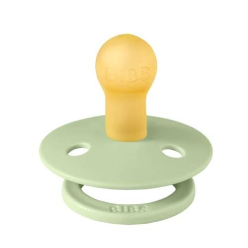 Miniaturka artykułu - BIBS Smoczek z naturalnego kauczuku Hevea rozmiar 2 PISTACHIO 6-12 m, 1 szt.