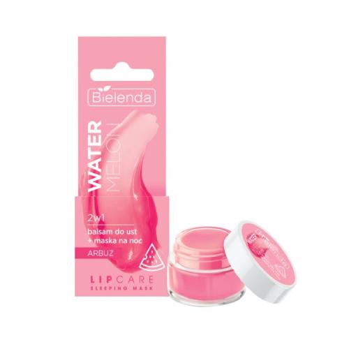 Miniaturka artykułu - BIELENDA 2w1 balsam do ust + maska na noc arbuz, 10g