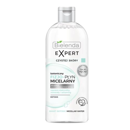 Miniaturka artykułu - BIELENDA Expert Czystej Sk&oacute;ry Izotoniczny fizjo-płyn micelarny - detoks, 400ml