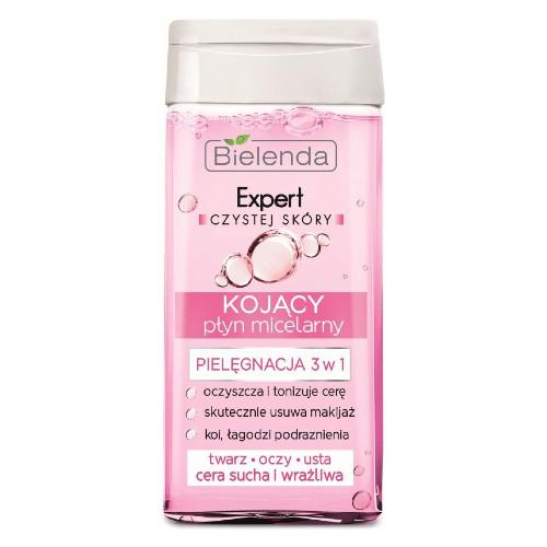 Miniaturka artykułu - BIELENDA EXPERT CZYSTEJ SK&Oacute;RY Kojący płyn micelarny 3w1, 30ml