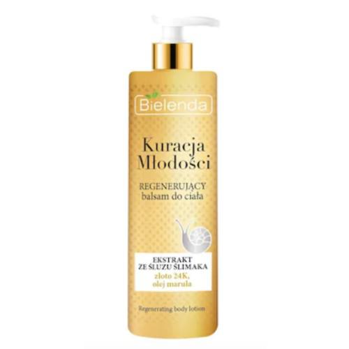 Miniaturka artykułu - BIELENDA Kuracja Młodości Regenerujący balsam do ciała, 400ml