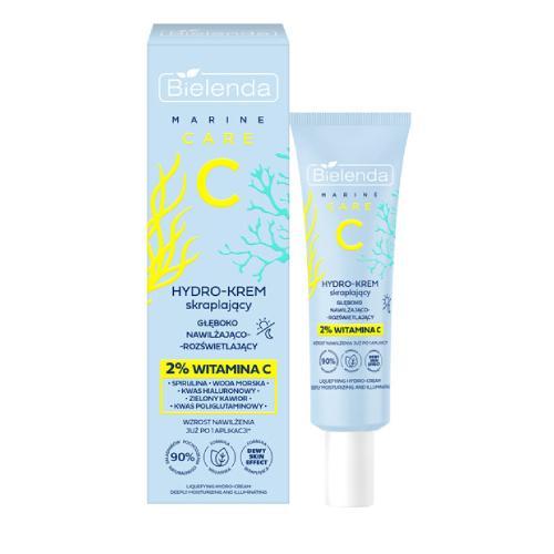 Miniaturka artykułu - BIELENDA Marine Care C Hydro-krem skraplający głęboko nawilżająco-rozświetlający, 50ml / Uszkodzone opakowanie