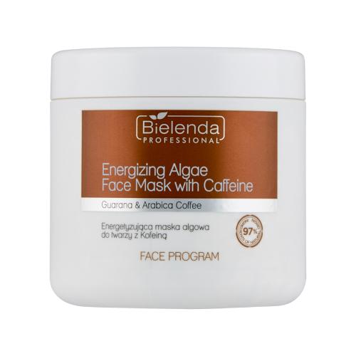 BIELENDA PROFESSIONAL Energetyzująca maska algowa do twarzy z kofeiną, 160g