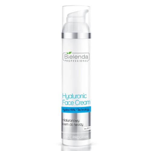 Miniaturka artykułu - BIELENDA PROFESSIONAL Hialuronowy krem do twarzy SPF15, 100ml