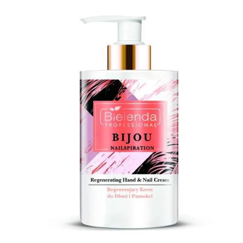 Miniaturka artykułu - BIELENDA PROFESSIONAL Regenerujący krem do dłoni i paznokci Nailspiration BIJOU, 300ml