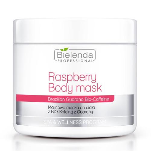 Miniaturka artykułu - BIELENDA Professional SPA & WELLNESS Maska do ciała Malinowa z kofeiną z Guarany, 550g