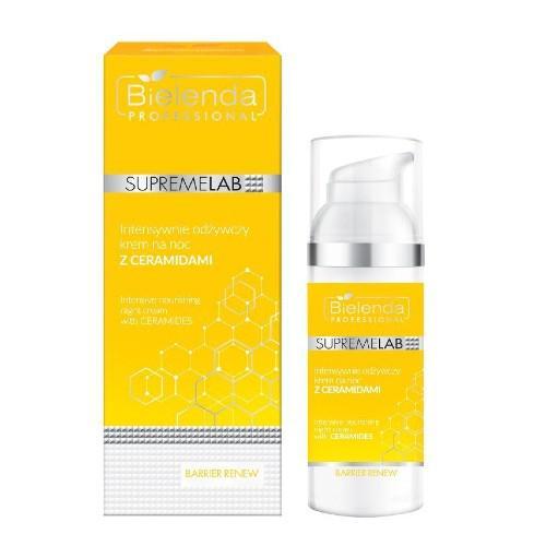 Miniaturka artykułu - BIELENDA PROFESSIONAL SUPREMELAB Barrier Renew Intensywnie odżywczy krem na noc z ceramidami, 50ml BRAK KARTONU
