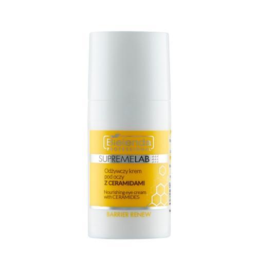 Miniaturka artykułu - BIELENDA PROFESSIONAL SUPREMELAB Barrier Renew Odżywczy krem pod oczy z ceramidami, 15ml BRAK TEKTUROWEGO OPAKOWANIA