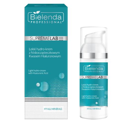 BIELENDA PROFESSIONAL Supremelab Lekki hydro-krem z niskocząsteczkowym kwasem hialuronowym, 50 ml
