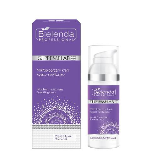 Miniaturka artykułu - BIELENDA PROFESSIONAL SUPREMELAB Microbiome Pro Care Mikrobiotyczny krem kojąco-nawilżający, 50ml
