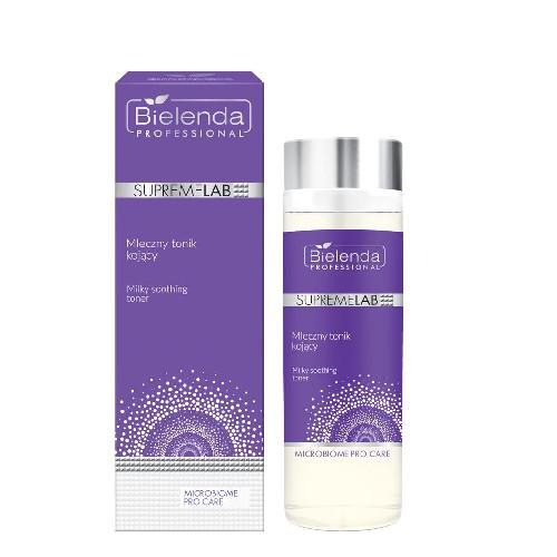 Miniaturka artykułu - BIELENDA PROFESSIONAL SUPREMELAB Microbiome Pro Care Mleczny tonik kojący, 200ml