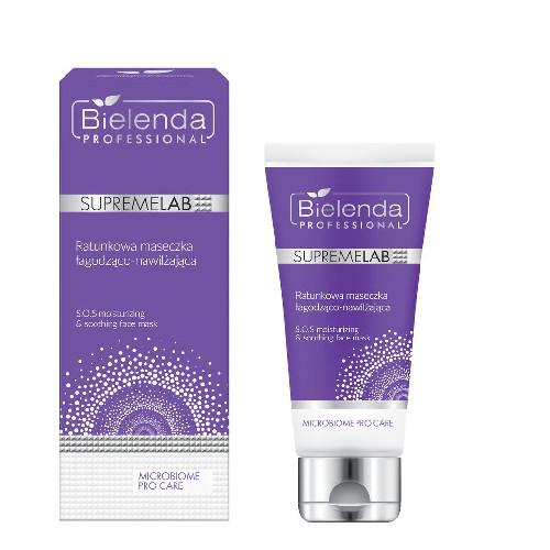 Miniaturka artykułu - BIELENDA PROFESSIONAL SUPREMELAB Microbiome Pro Care Ratunkowa maseczka łagodząco - nawilżająca, 70ml