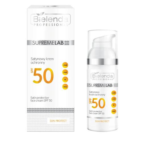 Miniaturka artykułu - BIELENDA PROFESSIONAL SUPREMELAB Sun Protect Satynowy krem ochronny SPF50, 50 ml